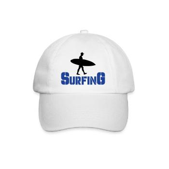 surfing - Baseball Cap - white/white - Front