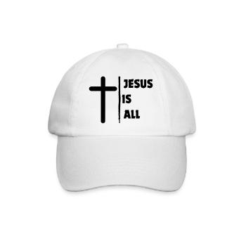 Jesus is all - Casquette classique - blanc/blanc - Devant