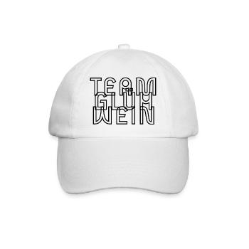 Team Glühwein - Baseballkappe - Weiß/Weiß - Vorne