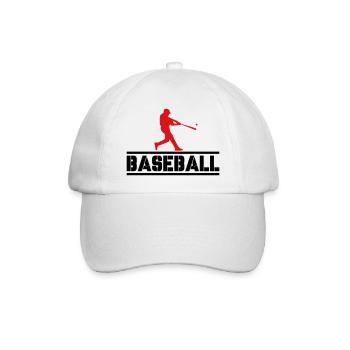 Baseball 02 - Casquette classique - blanc/blanc - Devant
