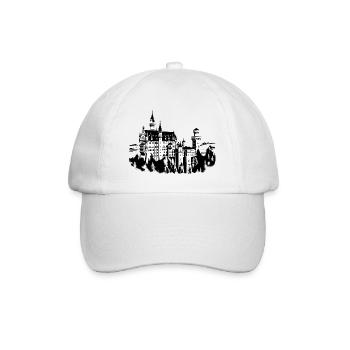 Neuschwanstein Castle - Baseball Cap - white/white - Front