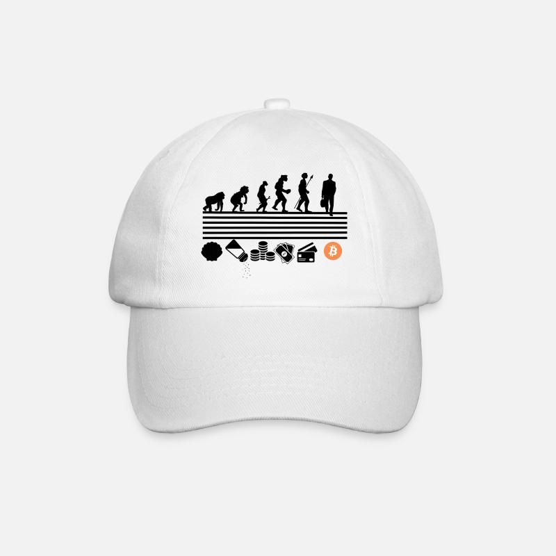 Bitcoin-Entwicklung - Baseballkappe - Weiß/Weiß