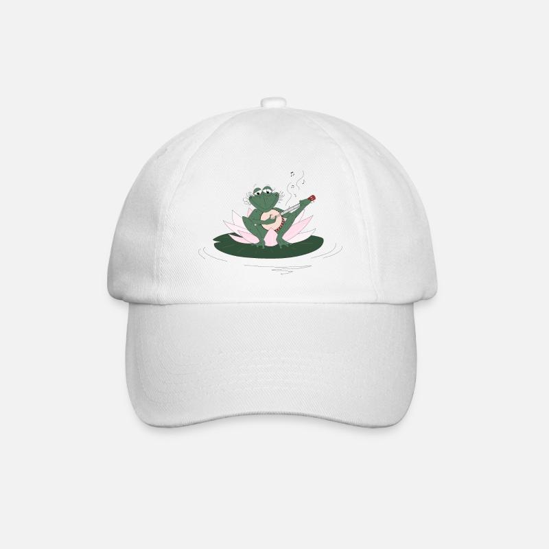 Grenouille Banjo - Casquette classique - blanc/blanc