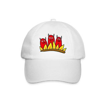 3 Diables - Casquette classique - blanc/blanc - Devant