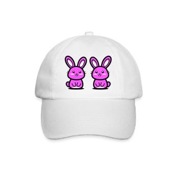 Lapin de Pâques Pâques - Casquette classique - blanc/blanc - Devant