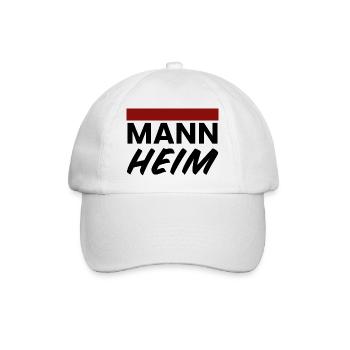 Mannheim Monnem - Baseballkappe - Weiß/Weiß - Vorne