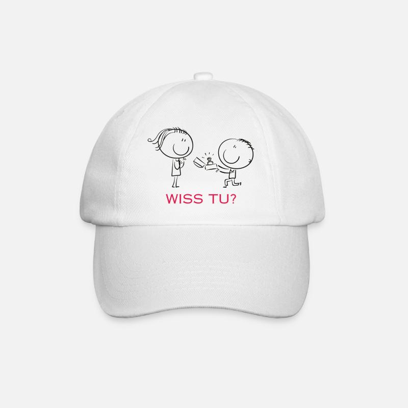 25 - Casquette classique - blanc/blanc