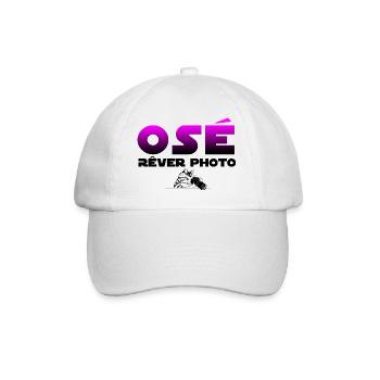 Photographe osé rêver photo - Casquette classique - blanc/blanc - Devant
