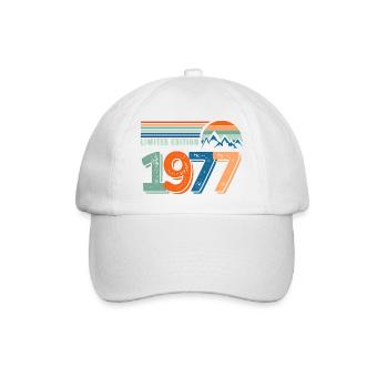 Limitierte Auflage 1977 - Baseballkappe - Weiß/Weiß - Vorne