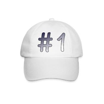 #1 - Casquette classique - blanc/blanc - Devant