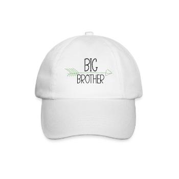 Großer Bruder - Großer Bruder - Baseballkappe - Weiß/Weiß - Vorne