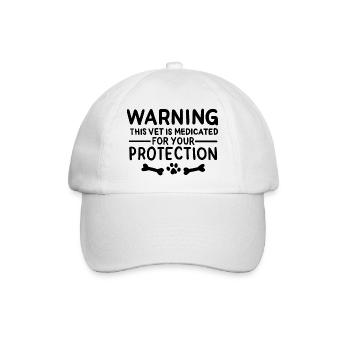 Drôle de vétérinaire - Casquette classique - blanc/blanc - Devant