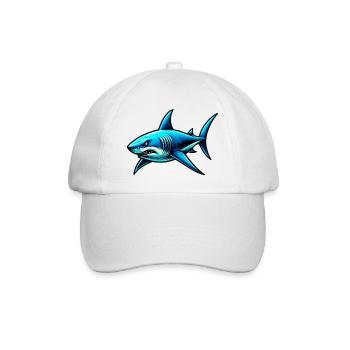 Requin - Casquette classique - blanc/blanc - Devant