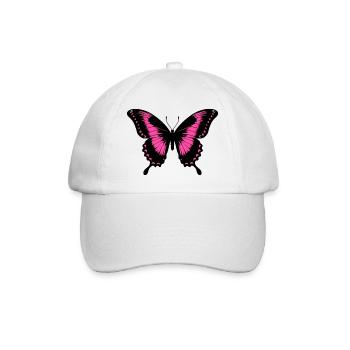 Papillon - Casquette classique - blanc/blanc - Devant