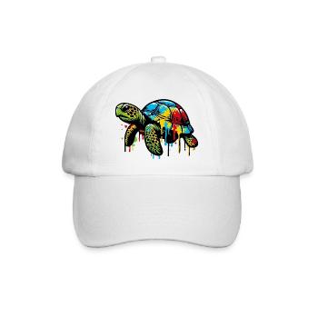 Turtle - Baseball Cap - white/white - Front