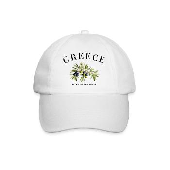 Greece - Home Of The Gods - Baseball Cap - white/white - Front
