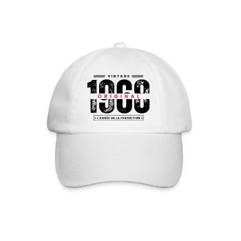 vintage 1968 / année 1968 / t-shirt 1968 - Casquette classique - blanc/blanc - Devant