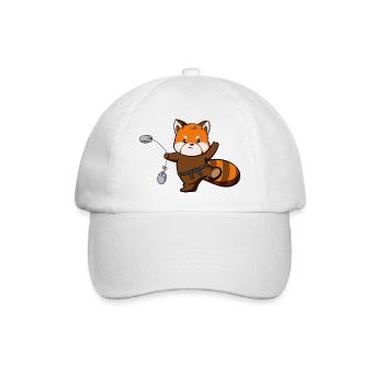 Süßer Panda macht Kung Fu - Baseballkappe - Weiß/Weiß - Vorne