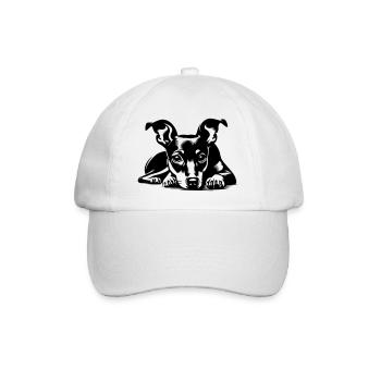Pinscher nain - Casquette classique - blanc/blanc - Devant