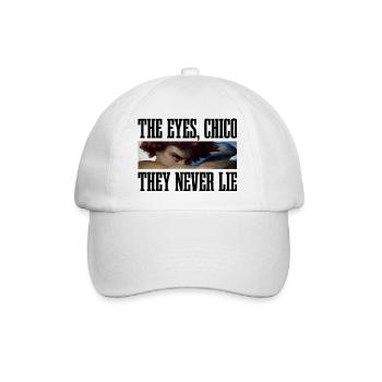 The eyes, Chico they never lie - Baseballkappe - Weiß/Weiß - Vorne