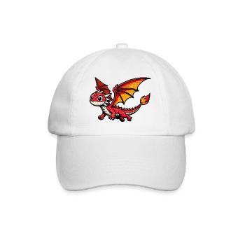 Dragon - Baseball Cap - white/white - Front