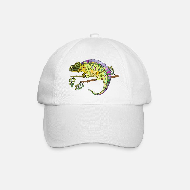Chameleon - Baseball Cap - white/white