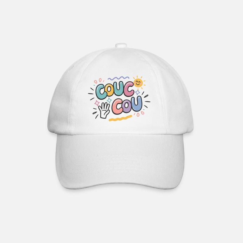 Coucou - Style Décontracté - Casquette classique - blanc/blanc