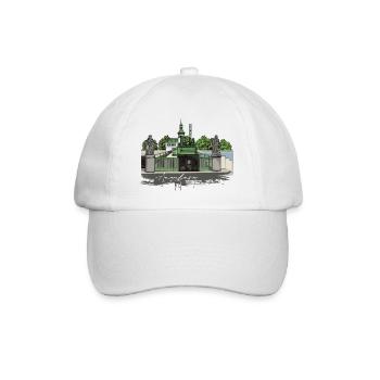 High Indulgence // High Customs // Augsburg // Illustration - Baseball Cap - white/white - Front