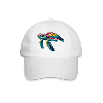 Turtle - Baseball Cap - white/white - Front