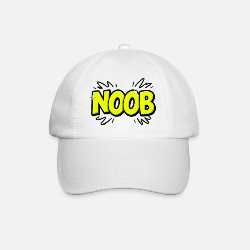 Noob - Baseballkappe - Weiß/Weiß