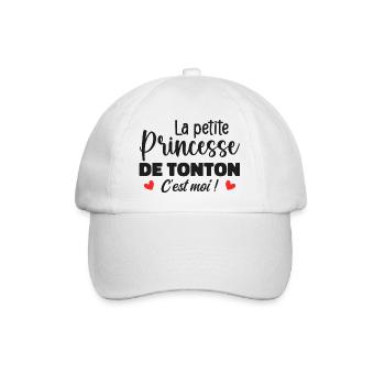Uncle's Little Princess - Baseball Cap - white/white - Front