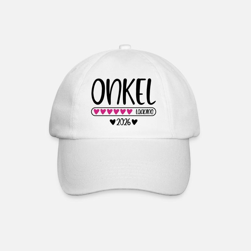 Onkel 2026 loading - Baseballkappe - Weiß/Weiß