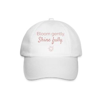 Floraison douce - brille puissamment - Casquette classique - blanc/blanc - Devant