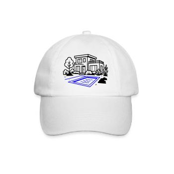 House Villa House Construction - Baseball Cap - white/white - Front