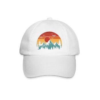 Montagnes - Sortez, les graphismes sont incroyables - Casquette classique - blanc/blanc - Devant