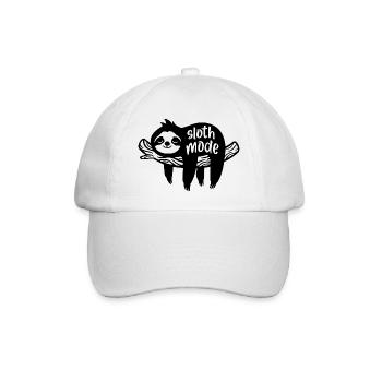 Feather pattern in pastel colors - Baseball Cap - white/white - Front
