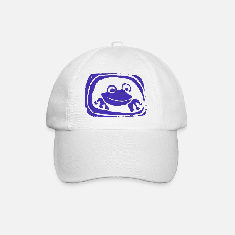 Froggyfun - Baseballkappe - Weiß/Weiß