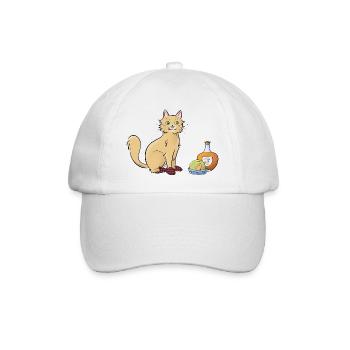 Chat-rentais - Casquette classique - blanc/blanc - Devant