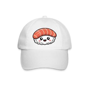 Kawaii Sushi - Baseballkappe - Weiß/Weiß - Vorne