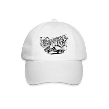 California Dream / Lowrider Motiv/ Exklusiv/ Trend - Baseballkappe - Weiß/Weiß - Vorne