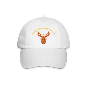 Les orignaux ne sont aussi que des anges avec des bois - Casquette classique - blanc/blanc - Devant