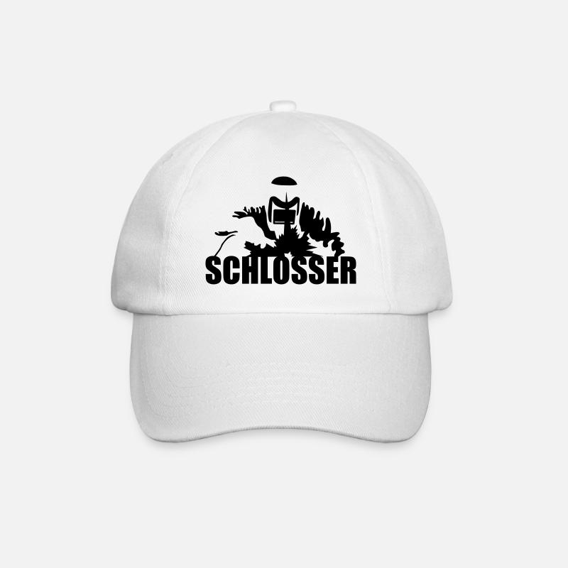 Schlosser - Baseballkappe - Weiß/Weiß