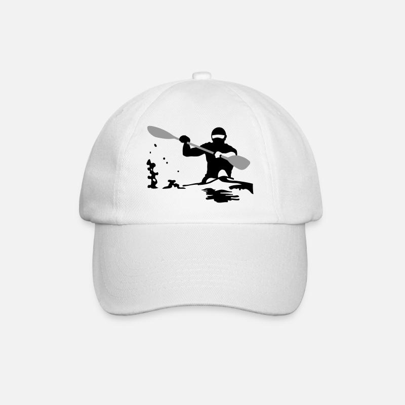 Kajak - Baseballkappe - Weiß/Weiß
