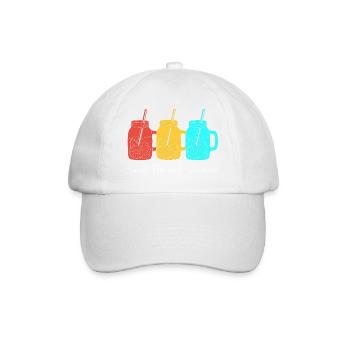 sweet tea - Baseball Cap - white/white - Front