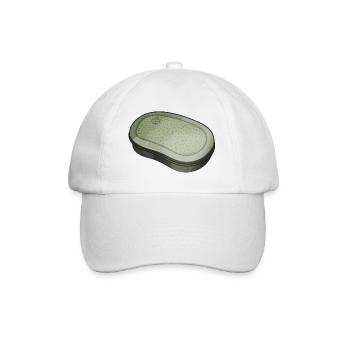 GDR Lunch Box Illustration - Baseball Cap - white/white - Front