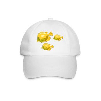 Pisces - Baseball Cap - white/white - Front