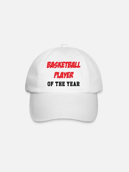 Basketball Player of the Year - Baseball Cap - white/white