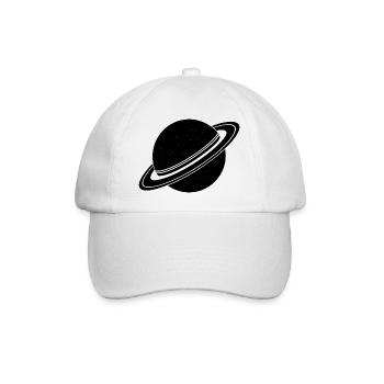 Planet - Baseballkappe - Weiß/Weiß - Vorne