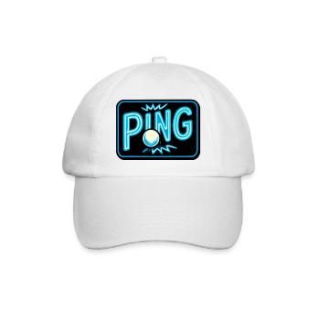 Ping Pong - Tennis de Table - Casquette classique - blanc/blanc - Devant