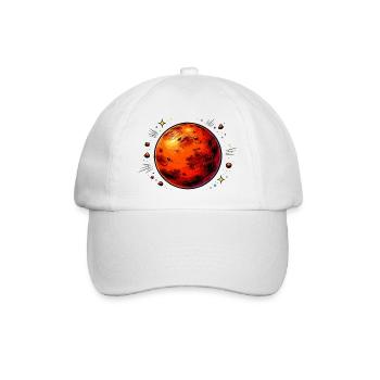 Red Planet Mars - Baseball Cap - white/white - Front